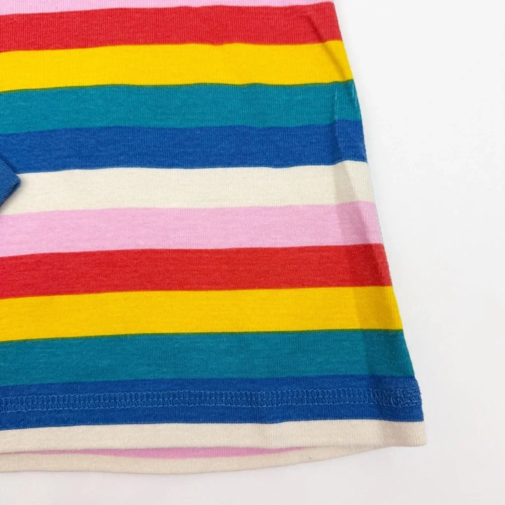 Hanna Andersson Long Sleeve Thermal Pajama Set Two (2) Piece Top Bottoms Stripe - Picture 5 of 11